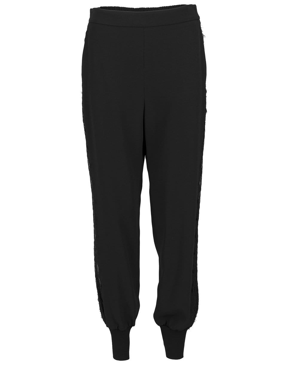 STELLA MCCARTNEY-Stretch Cady Julia Lace Trouser-