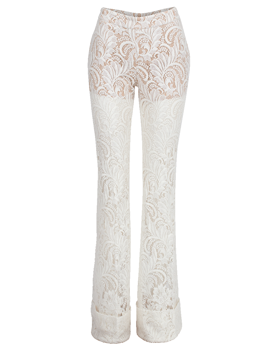 STELLA MCCARTNEY-Floral Lace Boot Cut Pant-