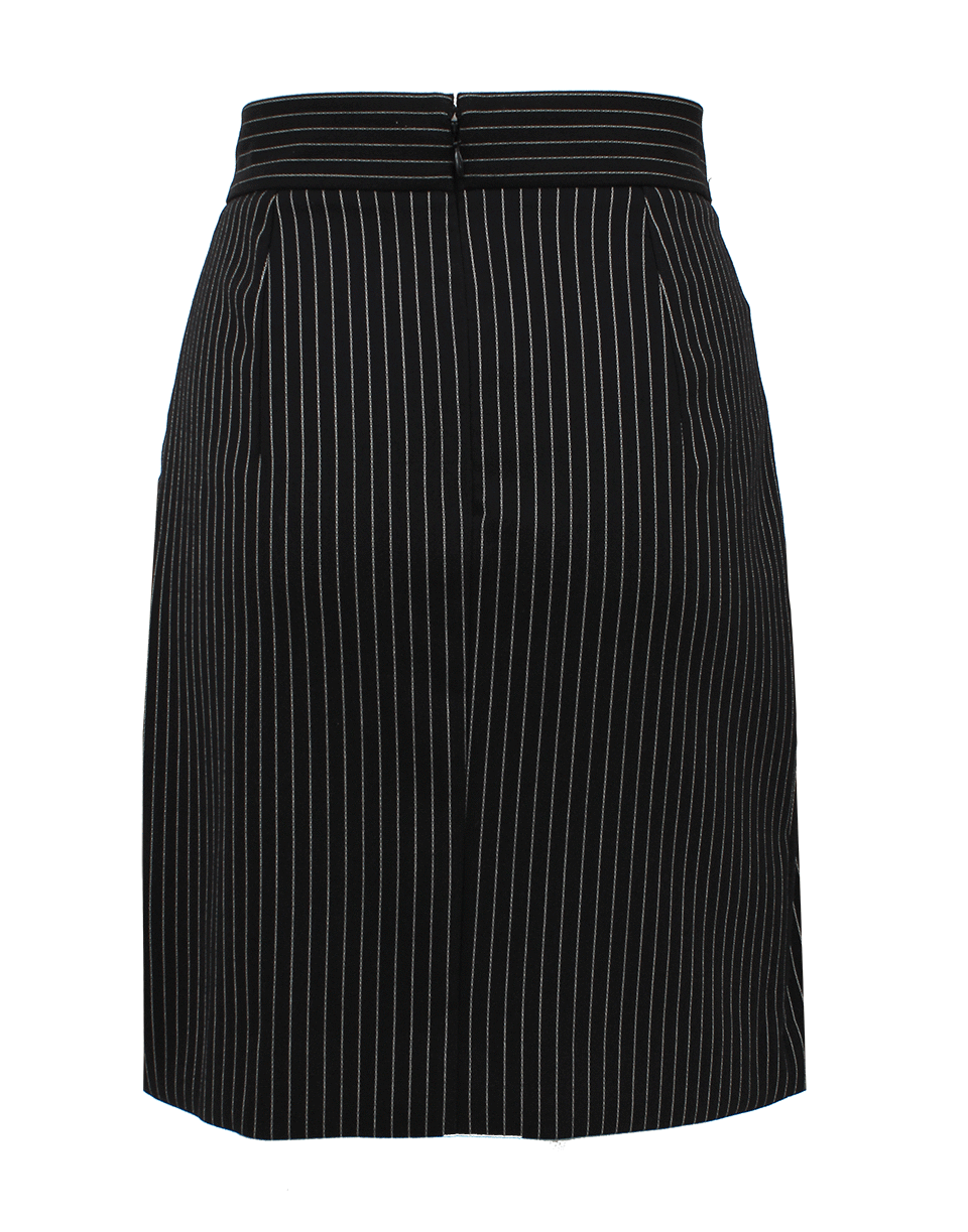 STELLA MCCARTNEY-Pinstripe Peplum Betty Skirt-
