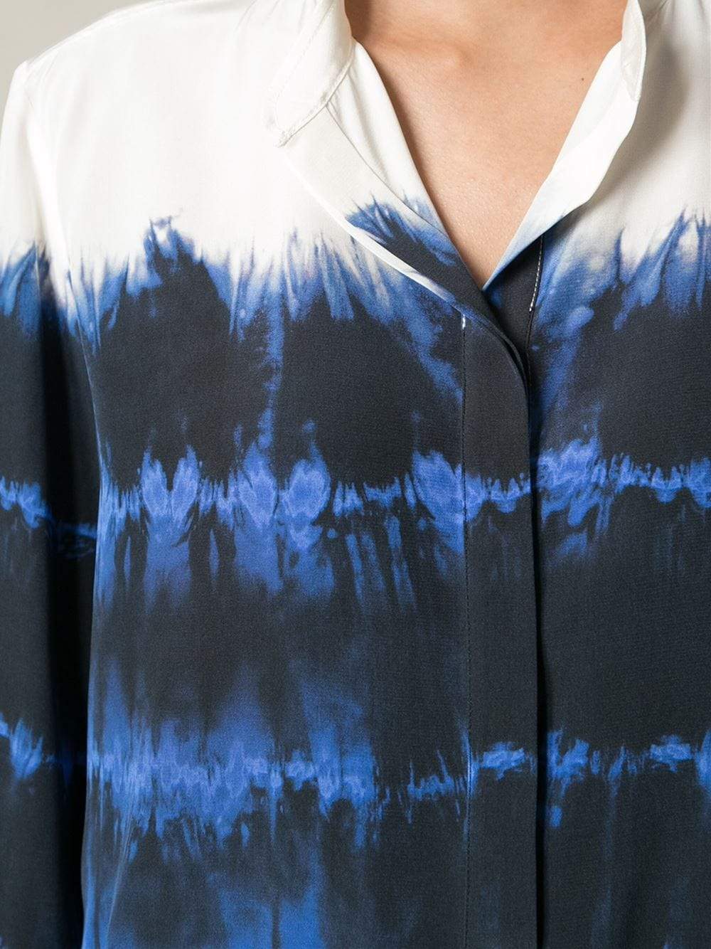 STELLA MCCARTNEY-Tie Dye Henley Blouse-