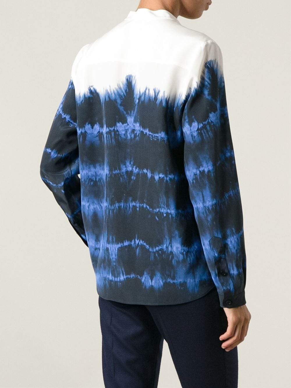 STELLA MCCARTNEY-Tie Dye Henley Blouse-