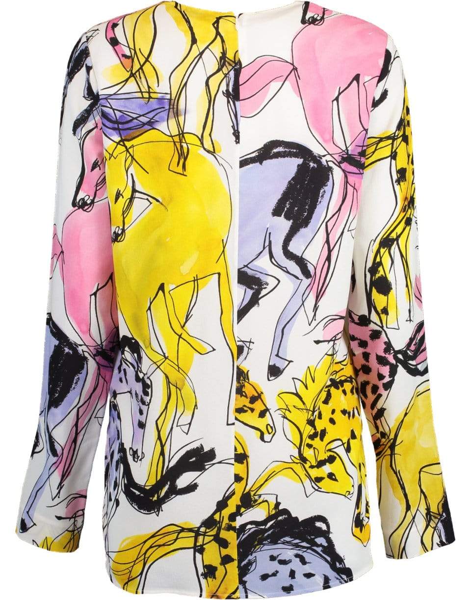 STELLA MCCARTNEY-Long Sleeve Louisa Top-