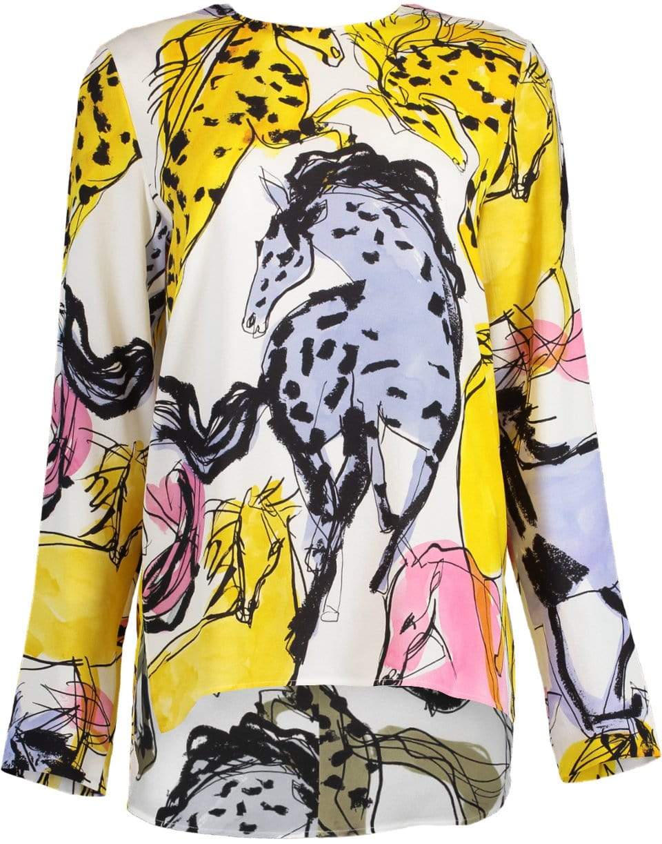 STELLA MCCARTNEY-Long Sleeve Louisa Top-