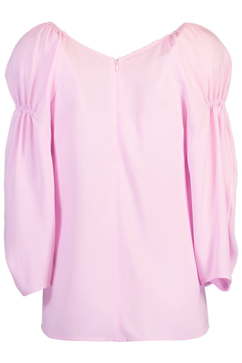 STELLA MCCARTNEY-V Neck Blouse - Orchid-