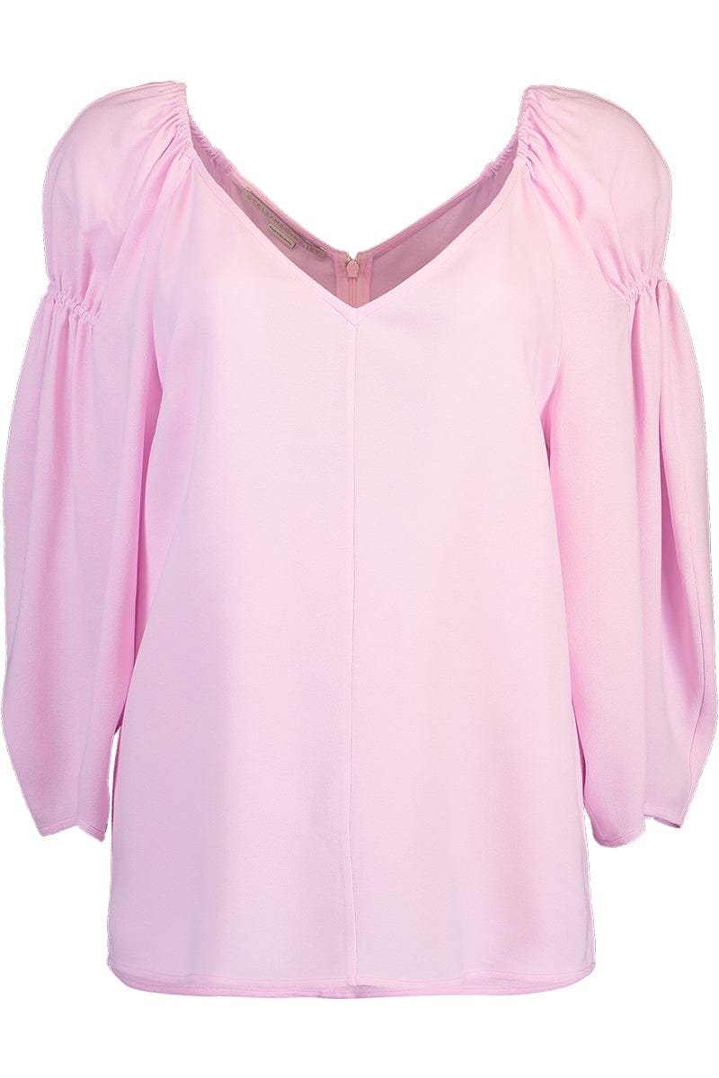 STELLA MCCARTNEY-V Neck Blouse - Orchid-