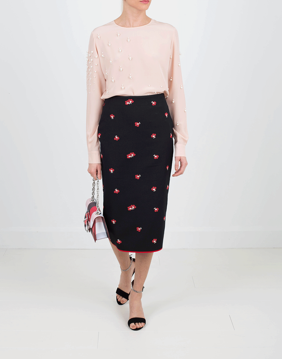 STELLA MCCARTNEY-Pearl Embroidered Blouse-