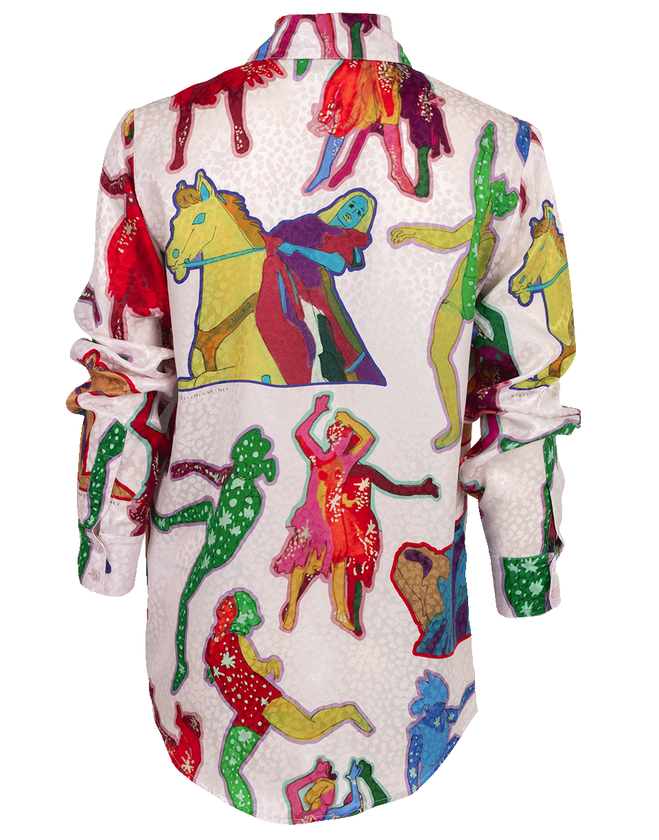 STELLA MCCARTNEY-Lucy in the Sky Print Shirt-