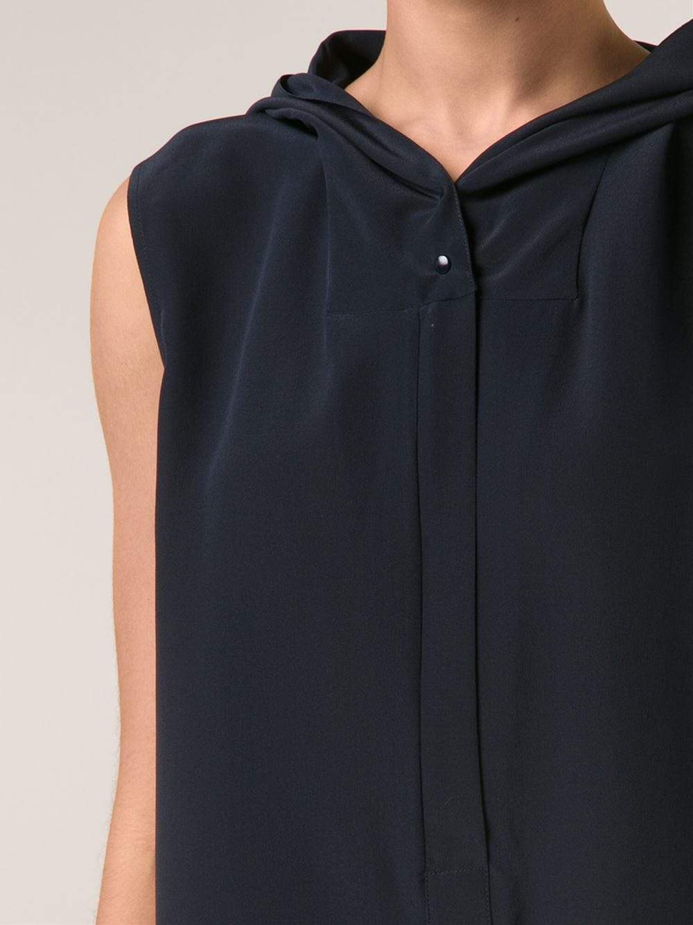 STELLA MCCARTNEY-Sleeveless Hooded Top-