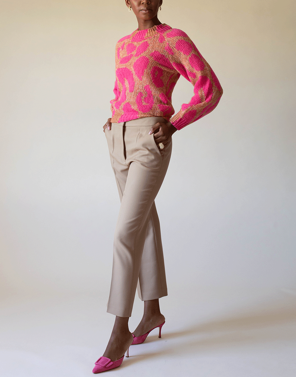 STELLA MCCARTNEY-Leopard Knit Jumper-