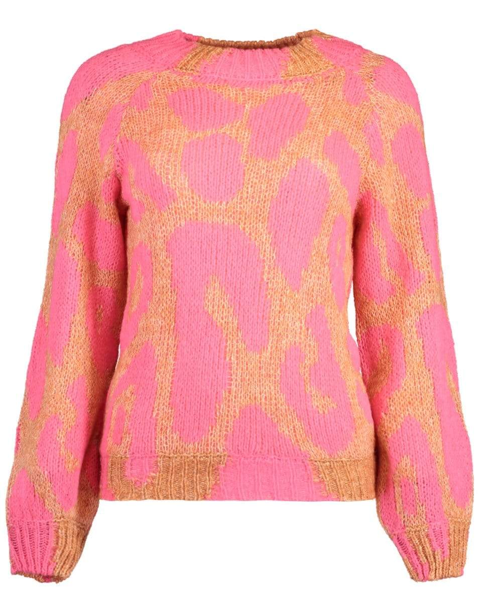 STELLA MCCARTNEY-Leopard Knit Jumper-