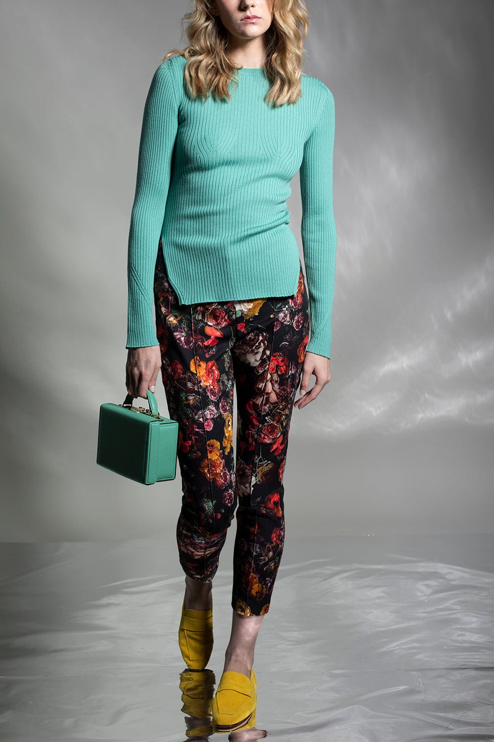 STELLA MCCARTNEY-Ribbed Merino Knit Jumper-