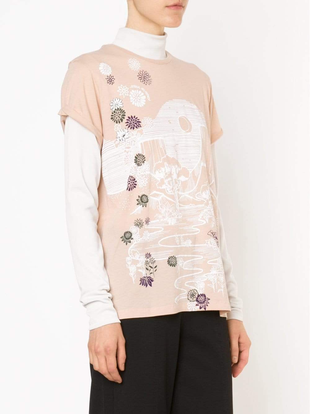 STELLA MCCARTNEY-Printed Front Tee-