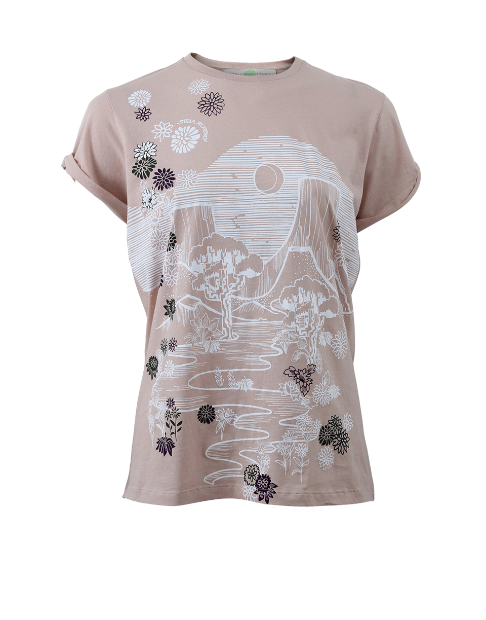 STELLA MCCARTNEY-Printed Front Tee-