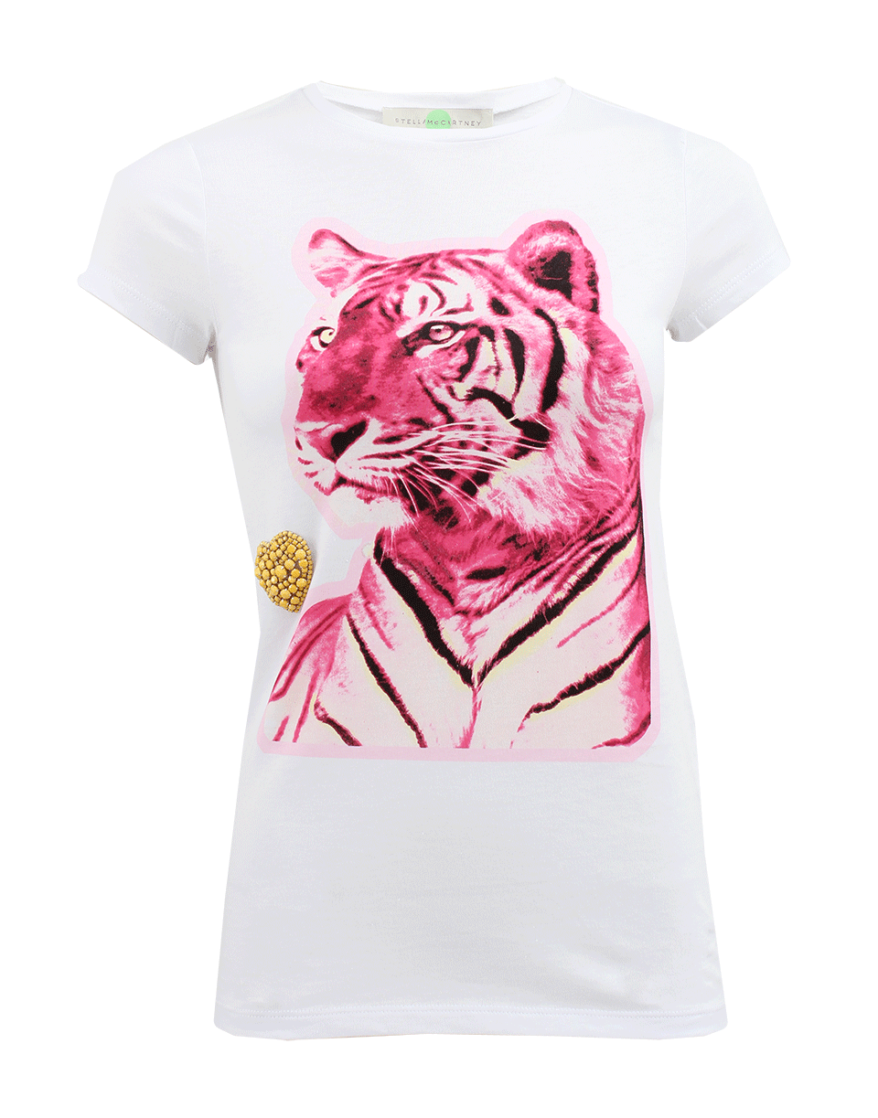 STELLA MCCARTNEY-Pink Tiger T-Shirt-