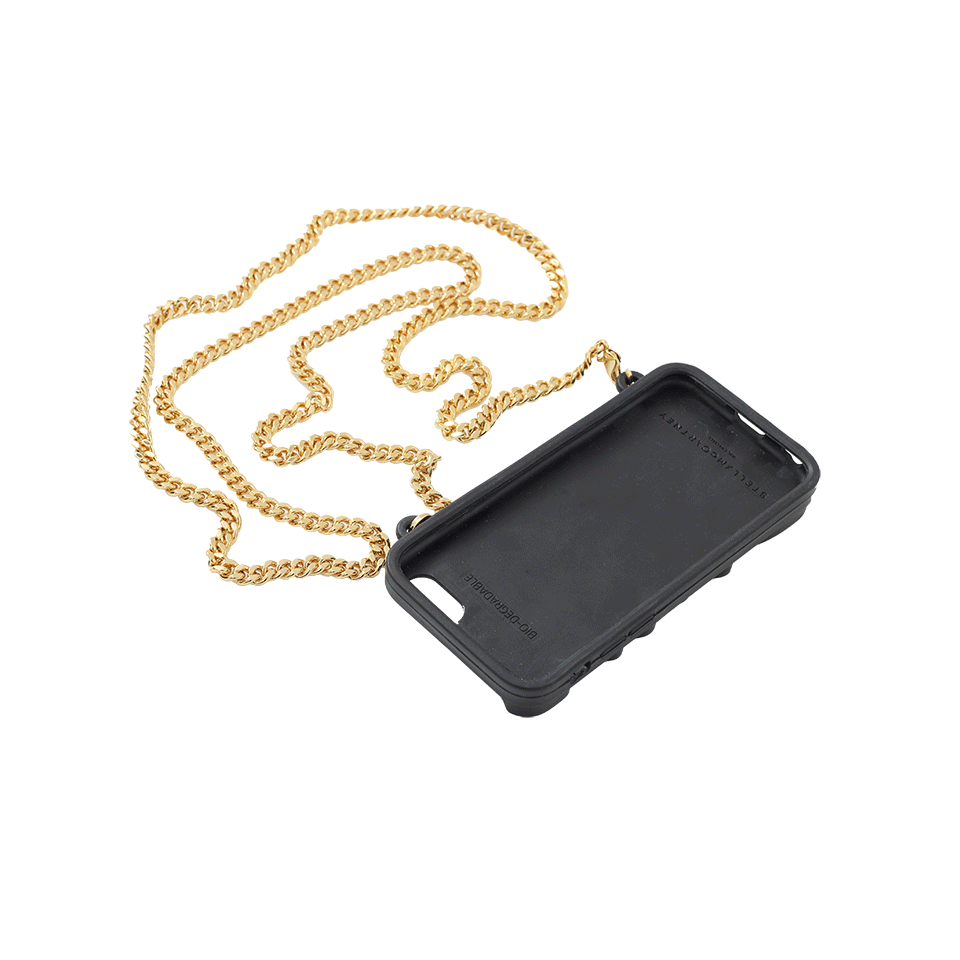STELLA MCCARTNEY-Stella Logo I-Phone Clutch-BLACK