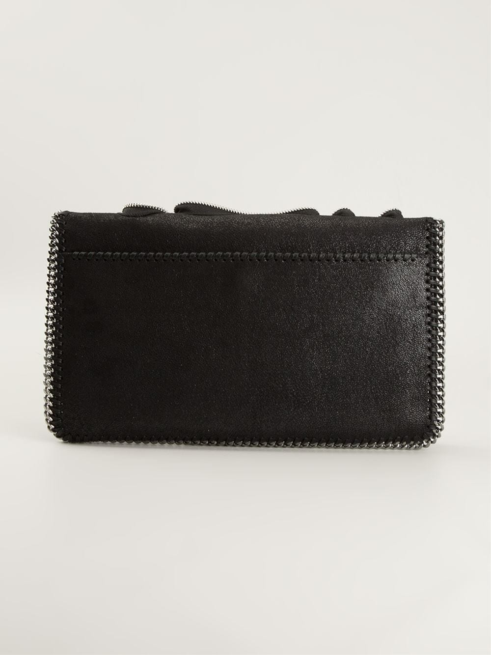 STELLA MCCARTNEY-Zipper Clutch-BLACK