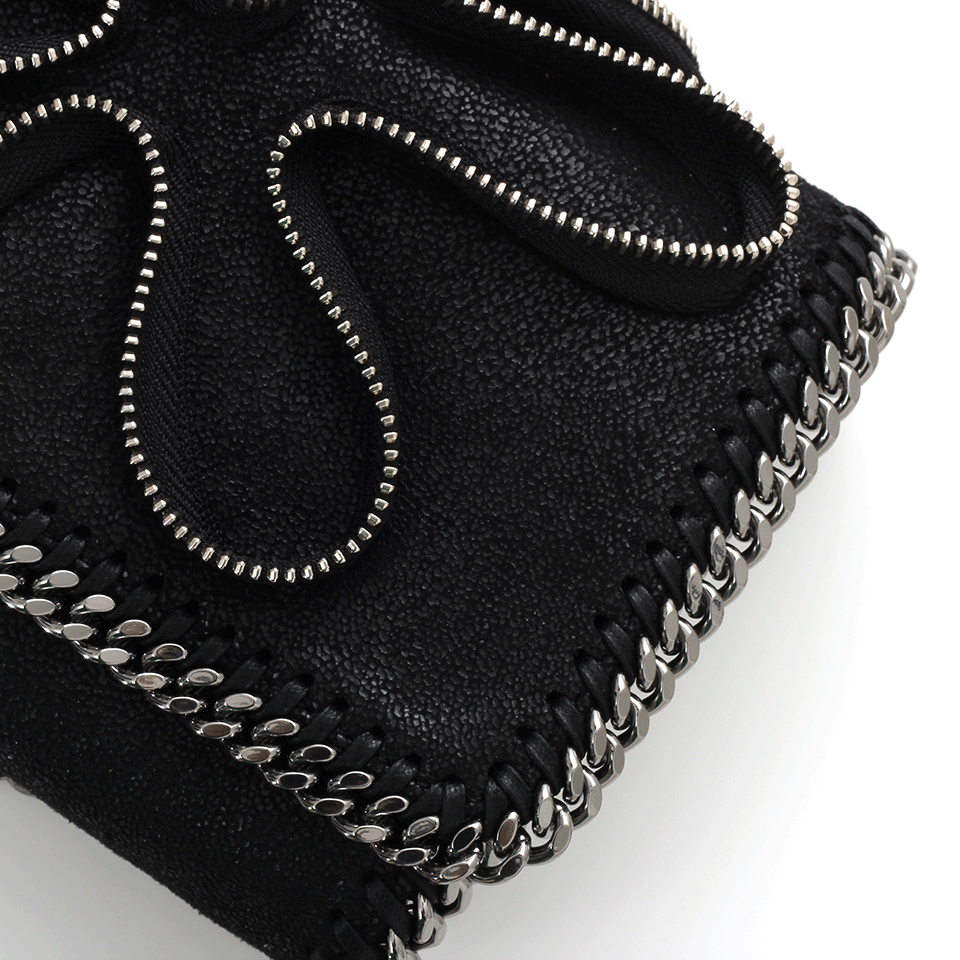 STELLA MCCARTNEY-Zipper Clutch-BLACK