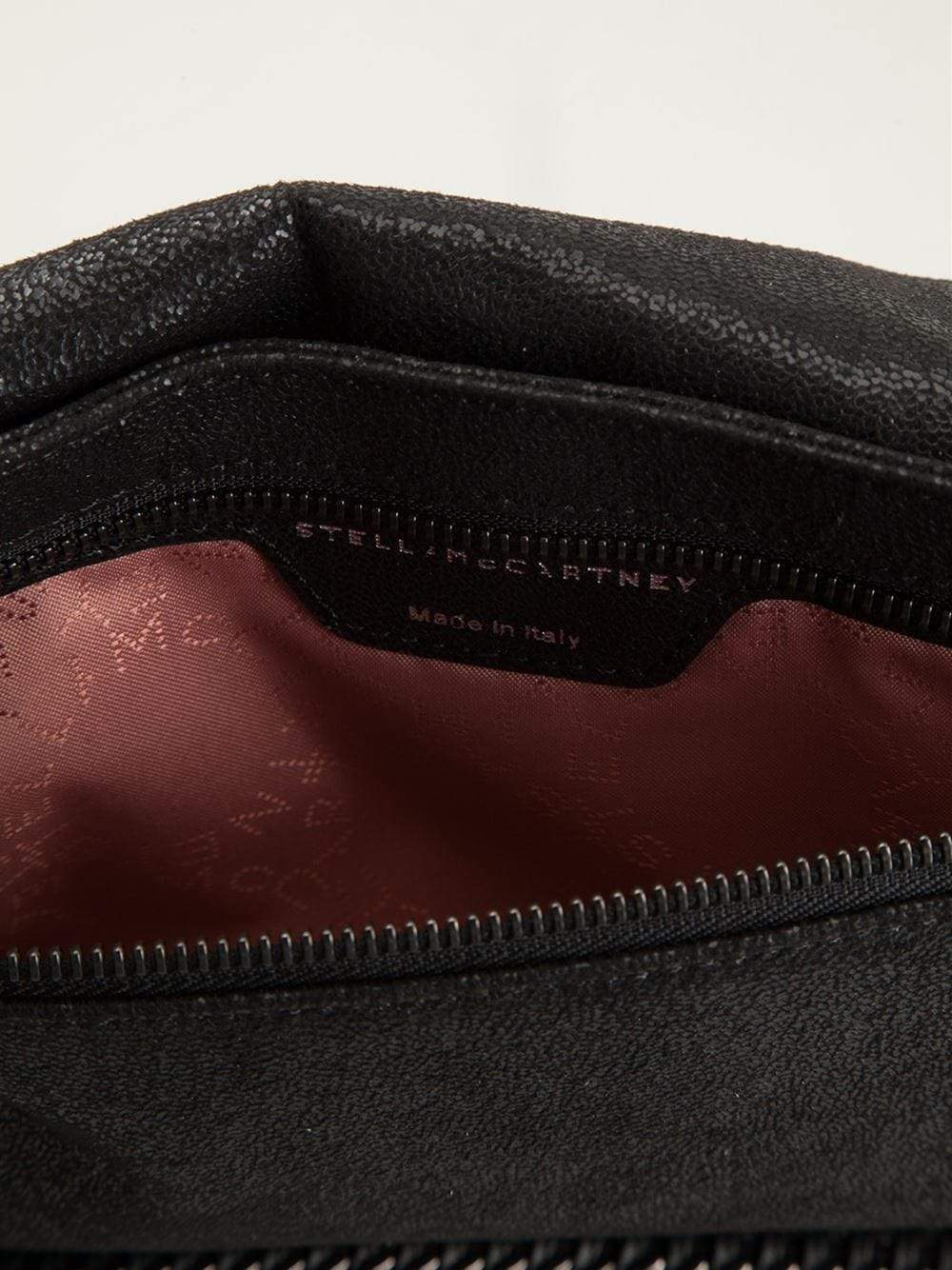 STELLA MCCARTNEY-Zipper Clutch-BLACK