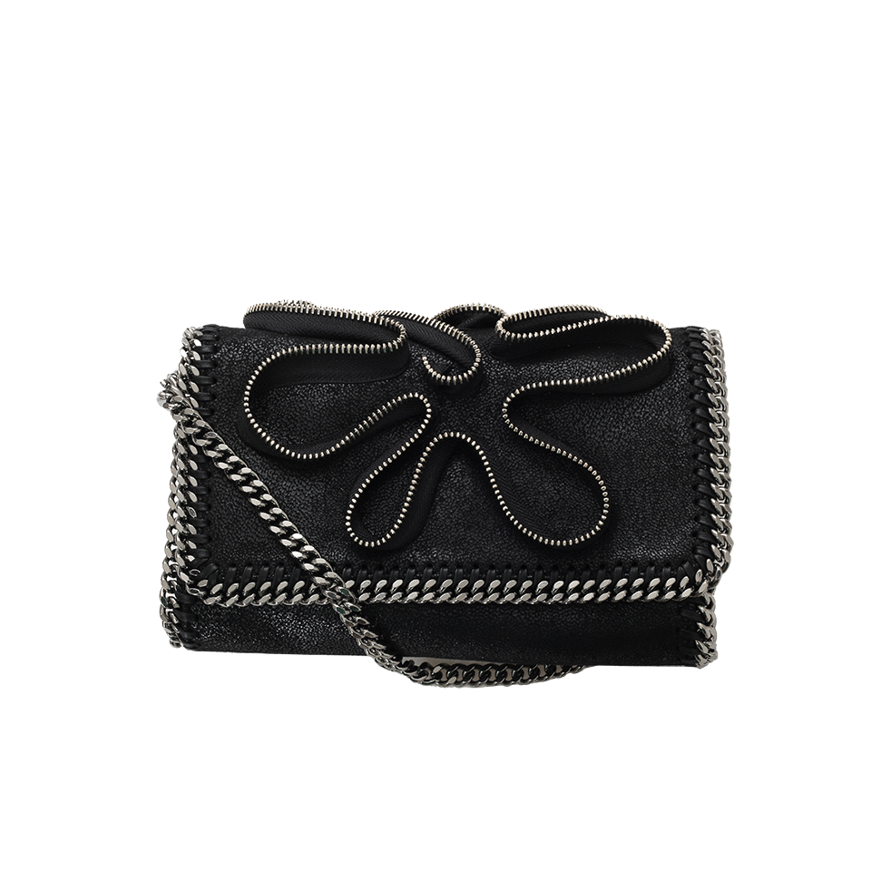 STELLA MCCARTNEY-Zipper Clutch-BLACK