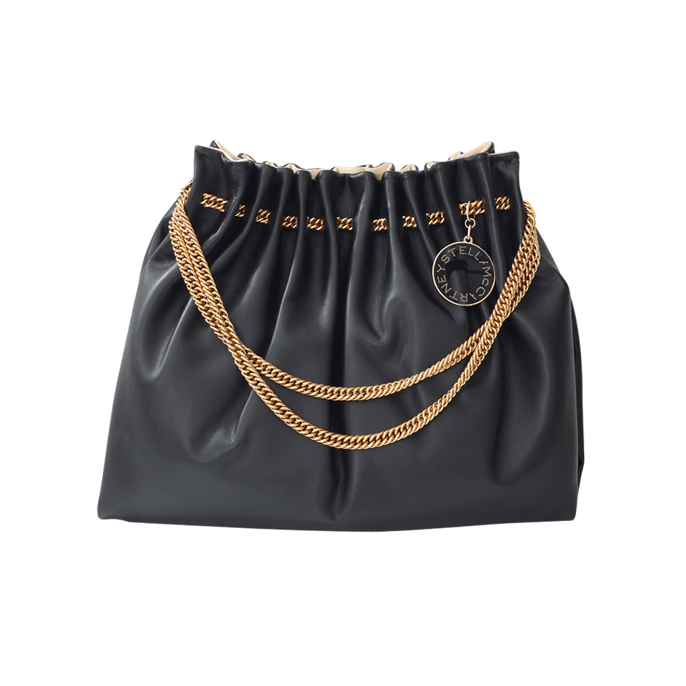 STELLA MCCARTNEY-Noma Hobo Bag-BLACK