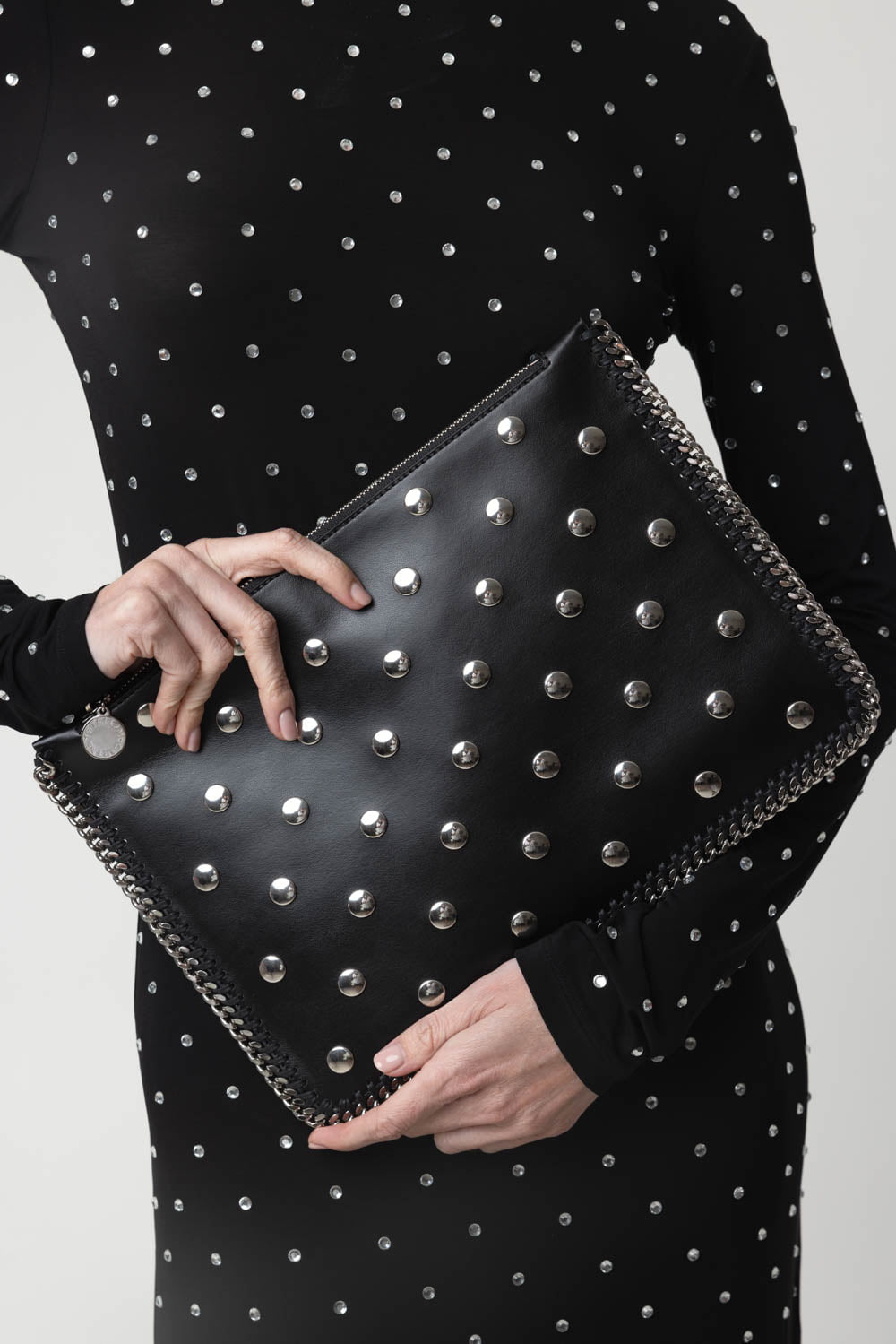 STELLA MCCARTNEY-All Over Studded Alter Mat - Black-BLACK