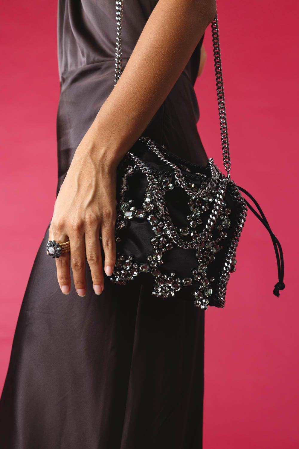 Tiny Crystal Cage Tote | STELLA MCCARTNEY – Marissa Collections