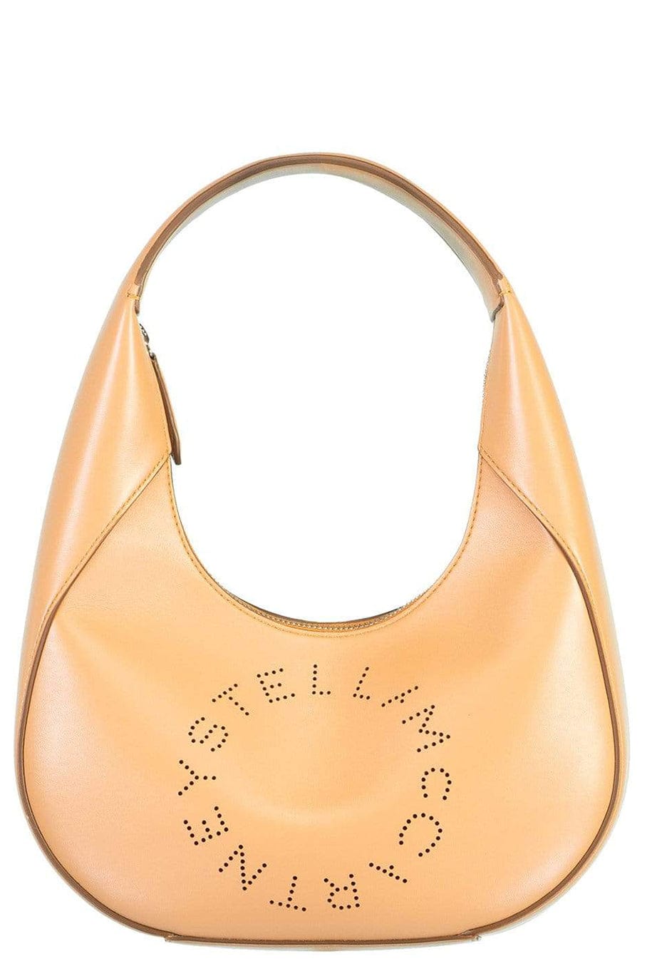 STELLA MCCARTNEY-Small Shoulder Logo Bag - Camel-CAMEL