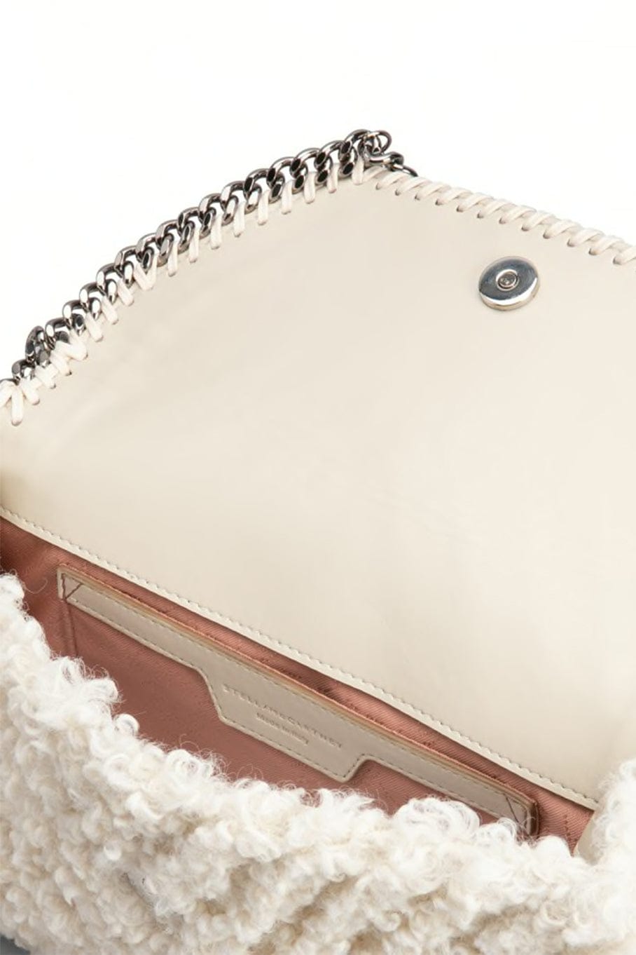 STELLA MCCARTNEY-Mini Falabella Crossbody Bag-IVORY