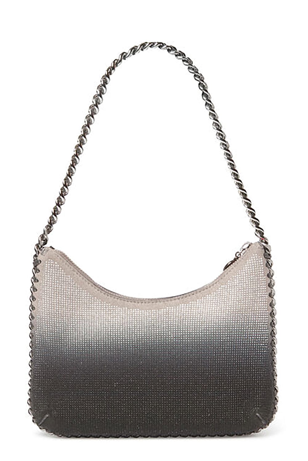 STELLA MCCARTNEY-Mini Zip Shoulder Bag-LIGHTGRY