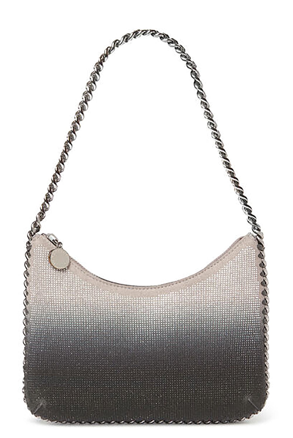 STELLA MCCARTNEY-Mini Zip Shoulder Bag-LIGHTGRY