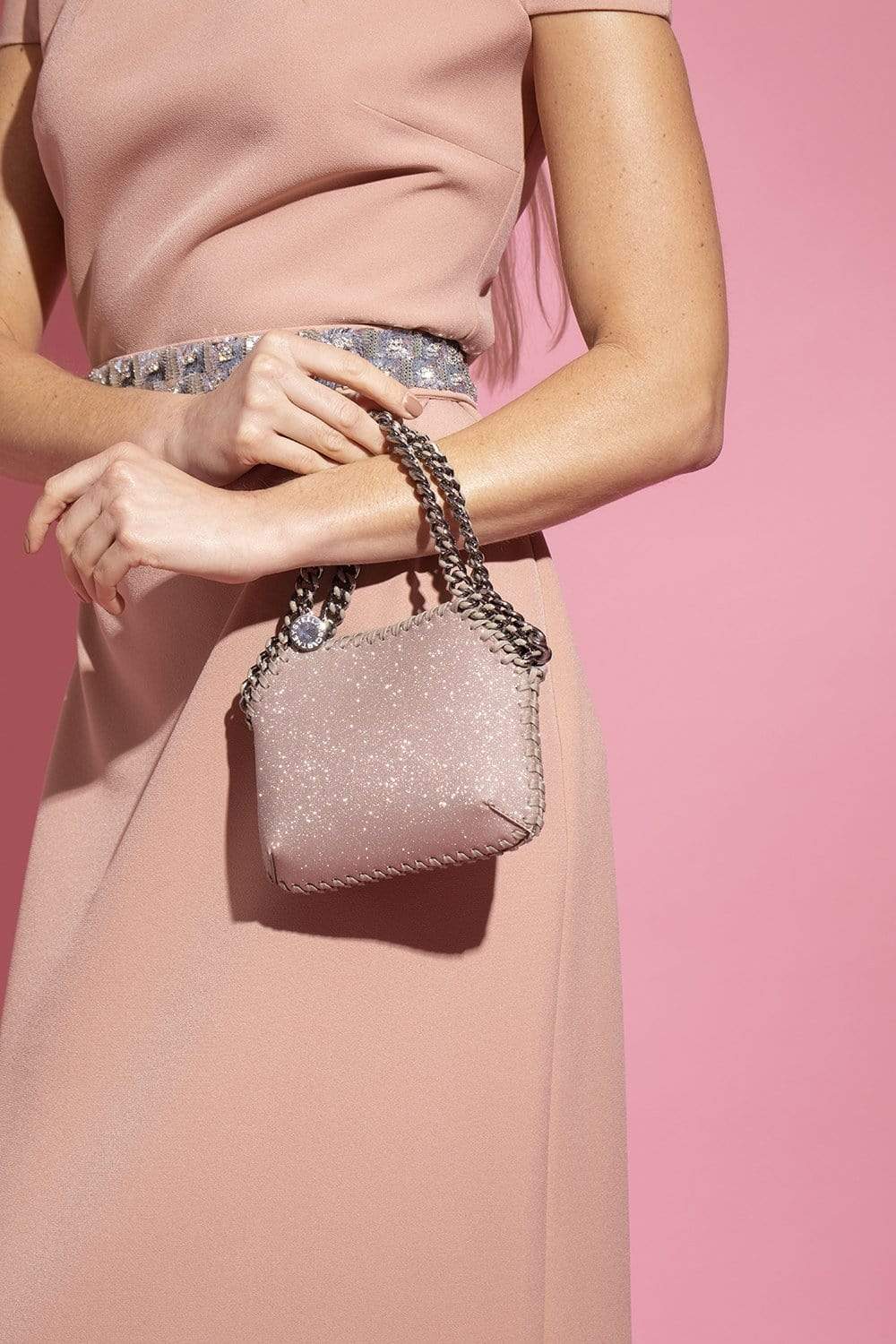 STELLA MCCARTNEY-Mini Shoulder Bag-MSTYROSE