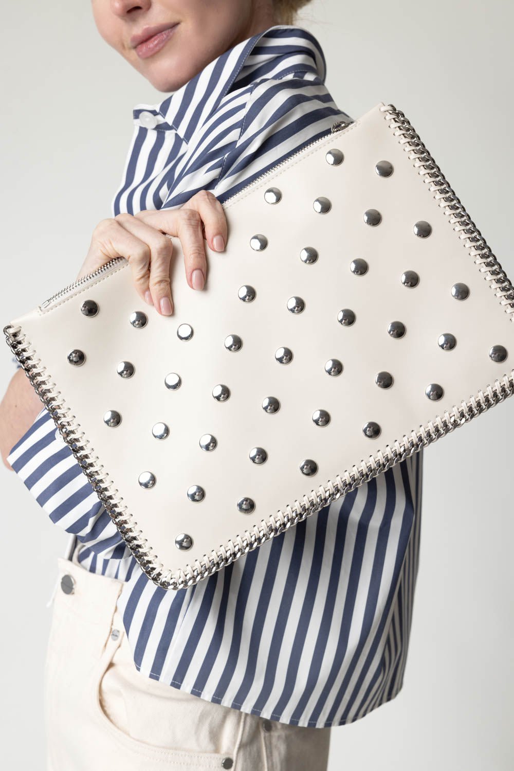 All Over Studded Alter Mat - White | STELLA MCCARTNEY – Marissa
