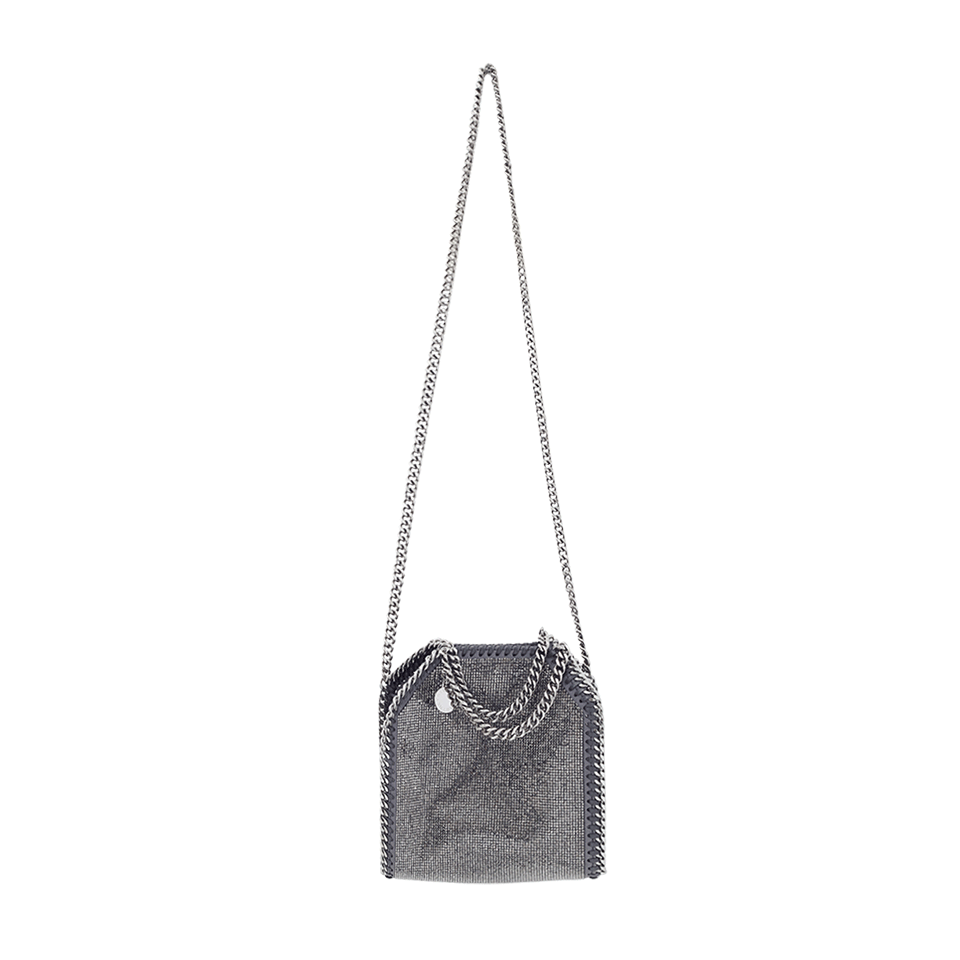 STELLA MCCARTNEY-Tiny Bella Metallic Bag-RUTHENIU
