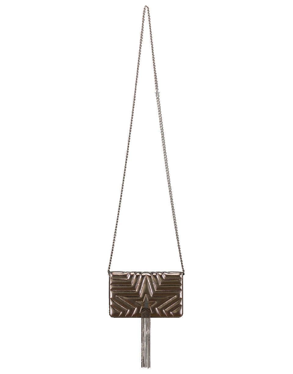 STELLA MCCARTNEY-Stella Star Flap Shoulder Bag-RUTHENIU