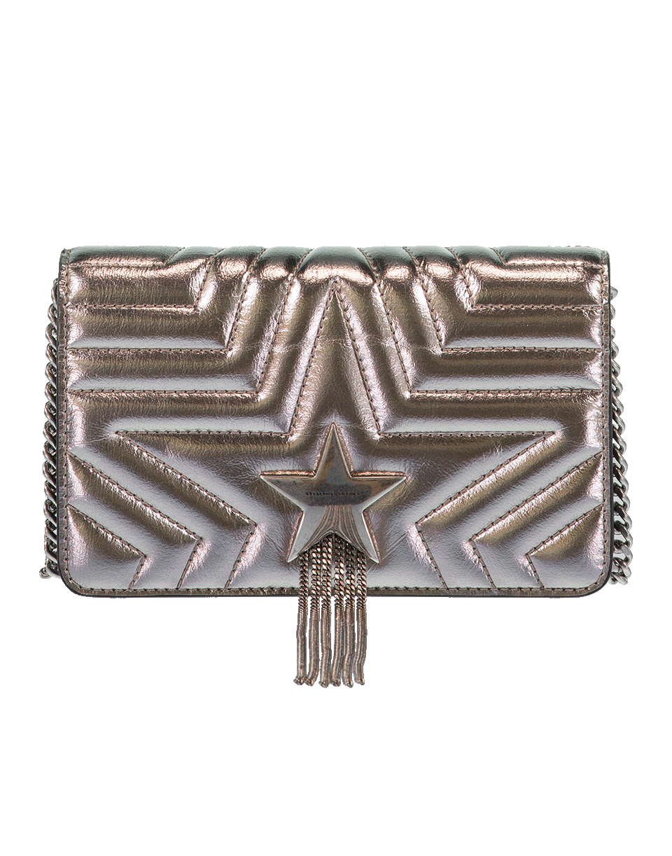STELLA MCCARTNEY-Stella Star Flap Shoulder Bag-RUTHENIU
