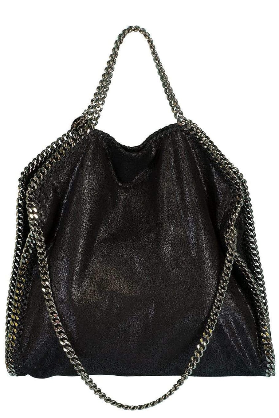 STELLA MCCARTNEY-Black Falabella Mini Tote-BLACK