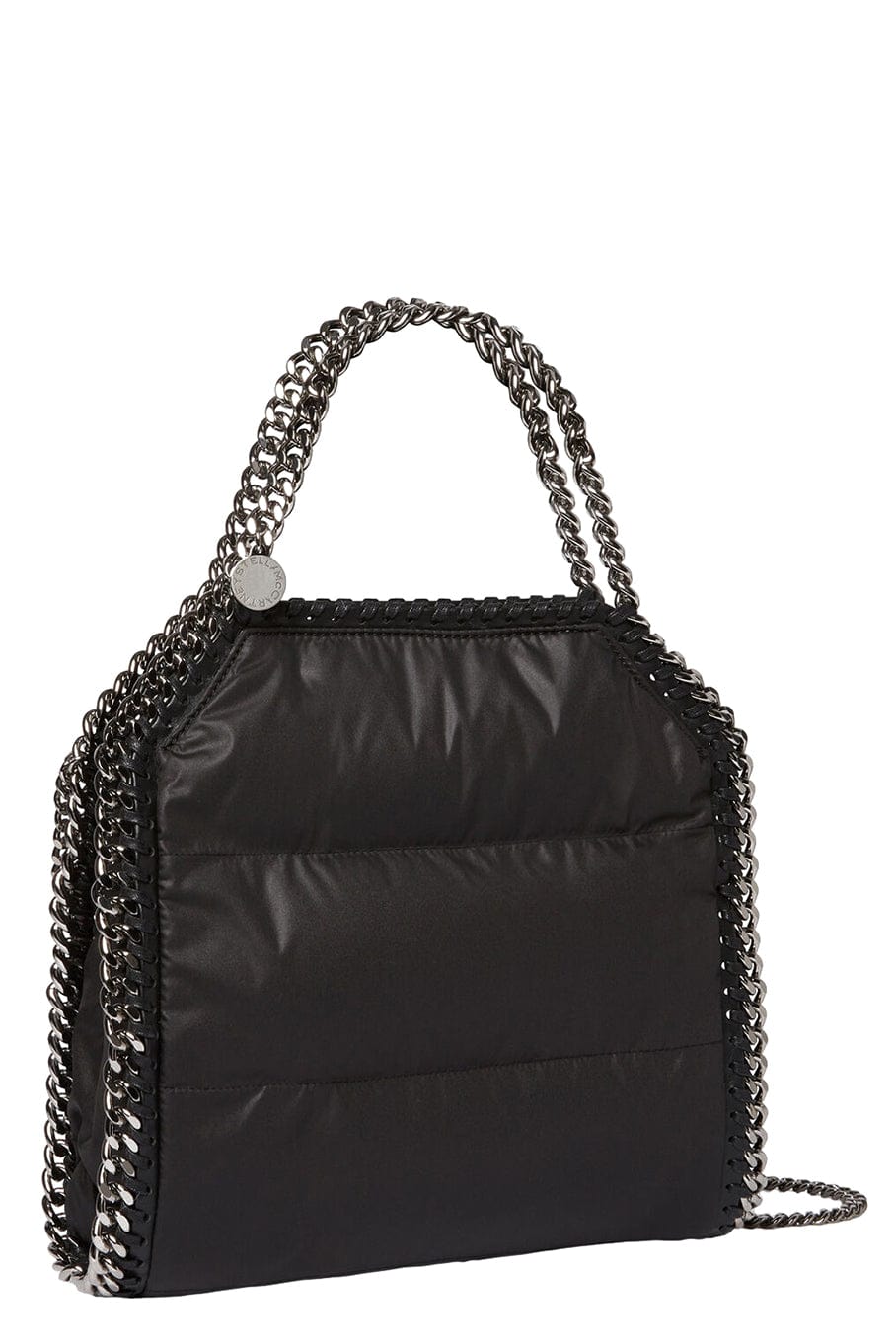 STELLA MCCARTNEY-Mini Quilted Tote-BLACK