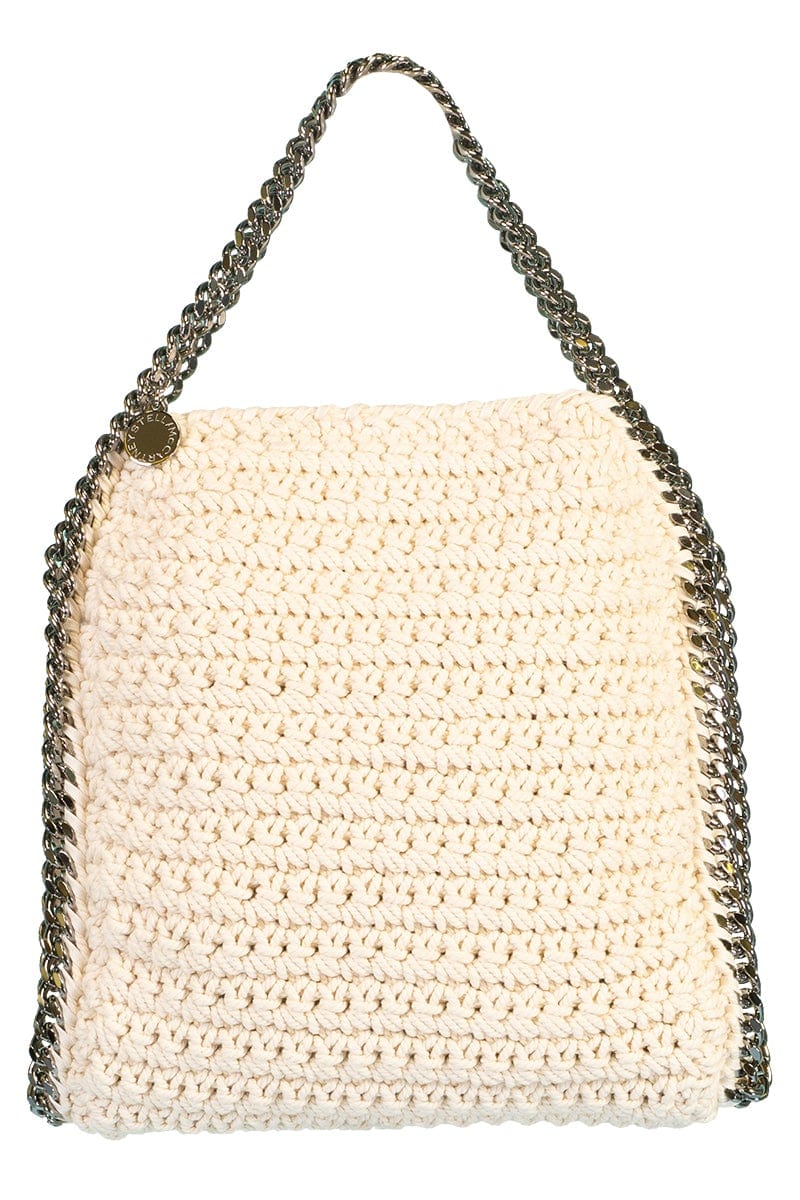 STELLA MCCARTNEY-Mini Tote Cotton Crochet-BUTTER