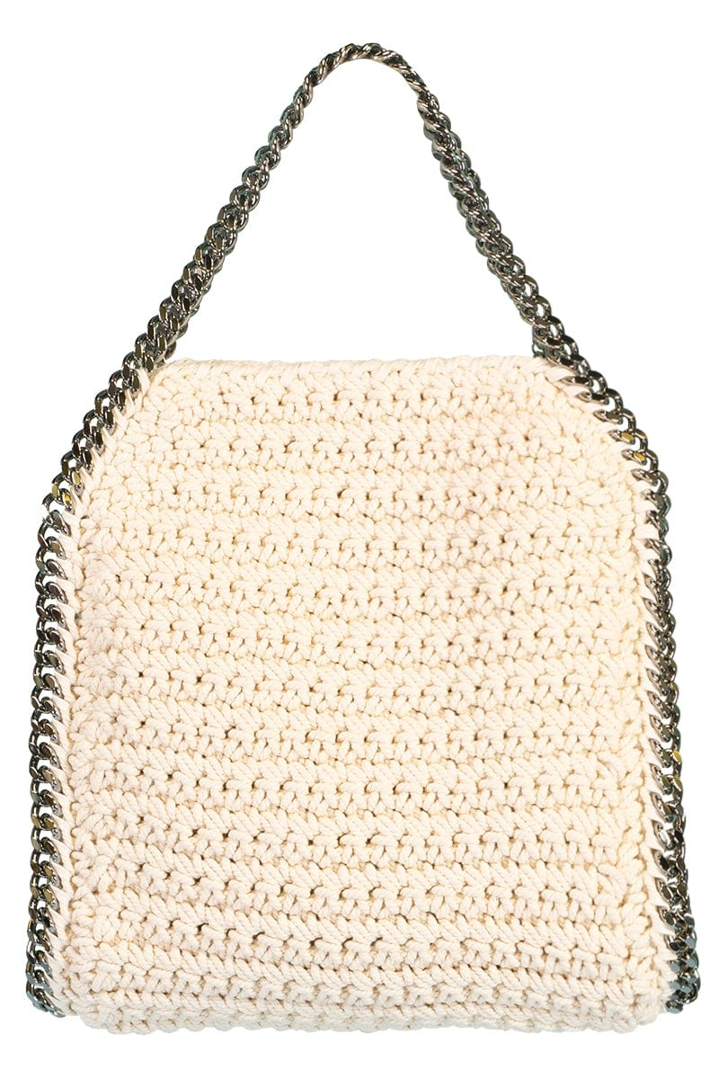STELLA MCCARTNEY-Mini Tote Cotton Crochet-BUTTER