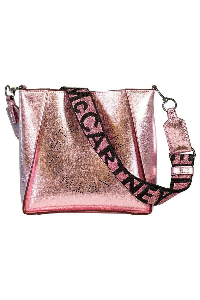 STELLA MCCARTNEY-Mini Crossbody Eco Metallic-PINK