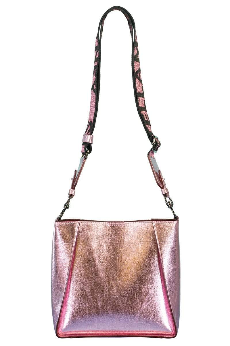 STELLA MCCARTNEY-Mini Crossbody Eco Metallic-PINK