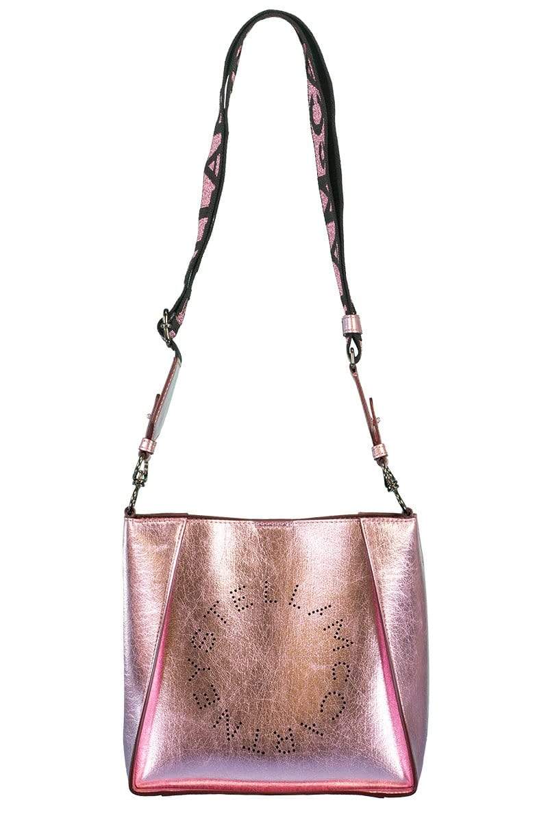 STELLA MCCARTNEY-Mini Crossbody Eco Metallic-PINK