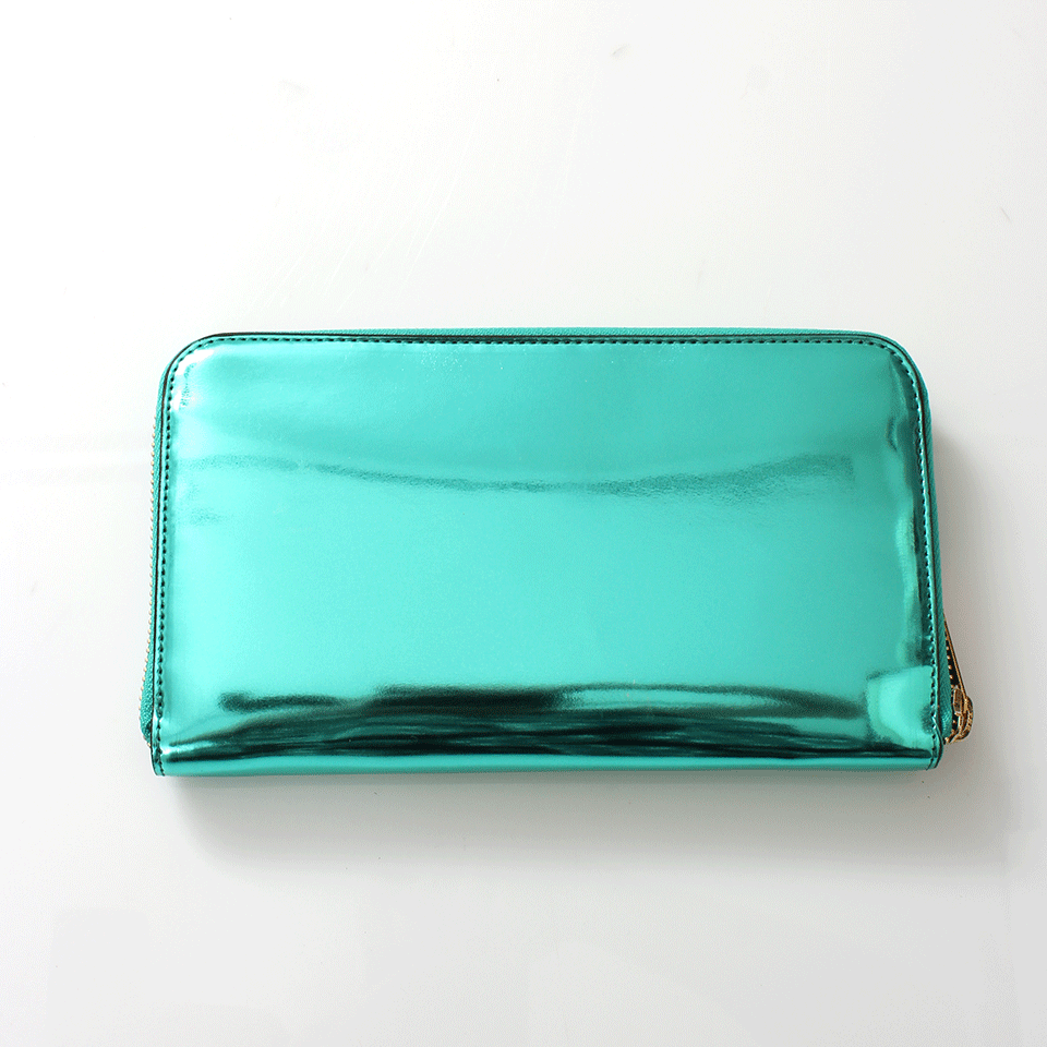 STELLA MCCARTNEY-Zip Around Wallet-EMERALD