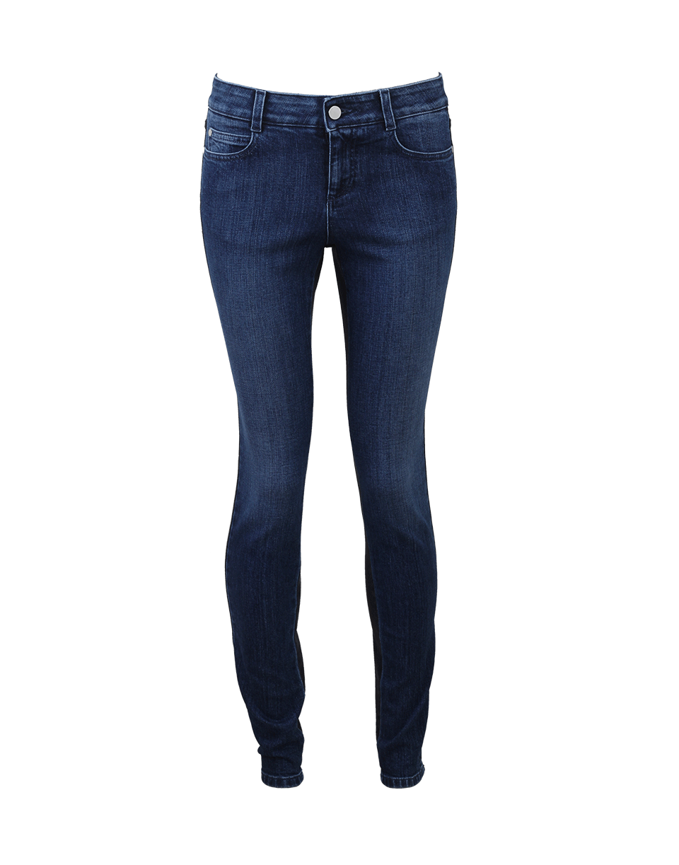 STELLA MCCARTNEY JEANS-Bi-Color Skinny Jean-