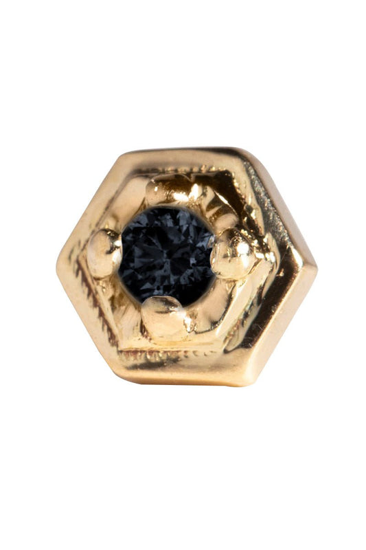 'Eleven Excess' Black Diamond Stud JEWELRYFINE JEWELPIERCING STEPHANIE ANDERS XO   