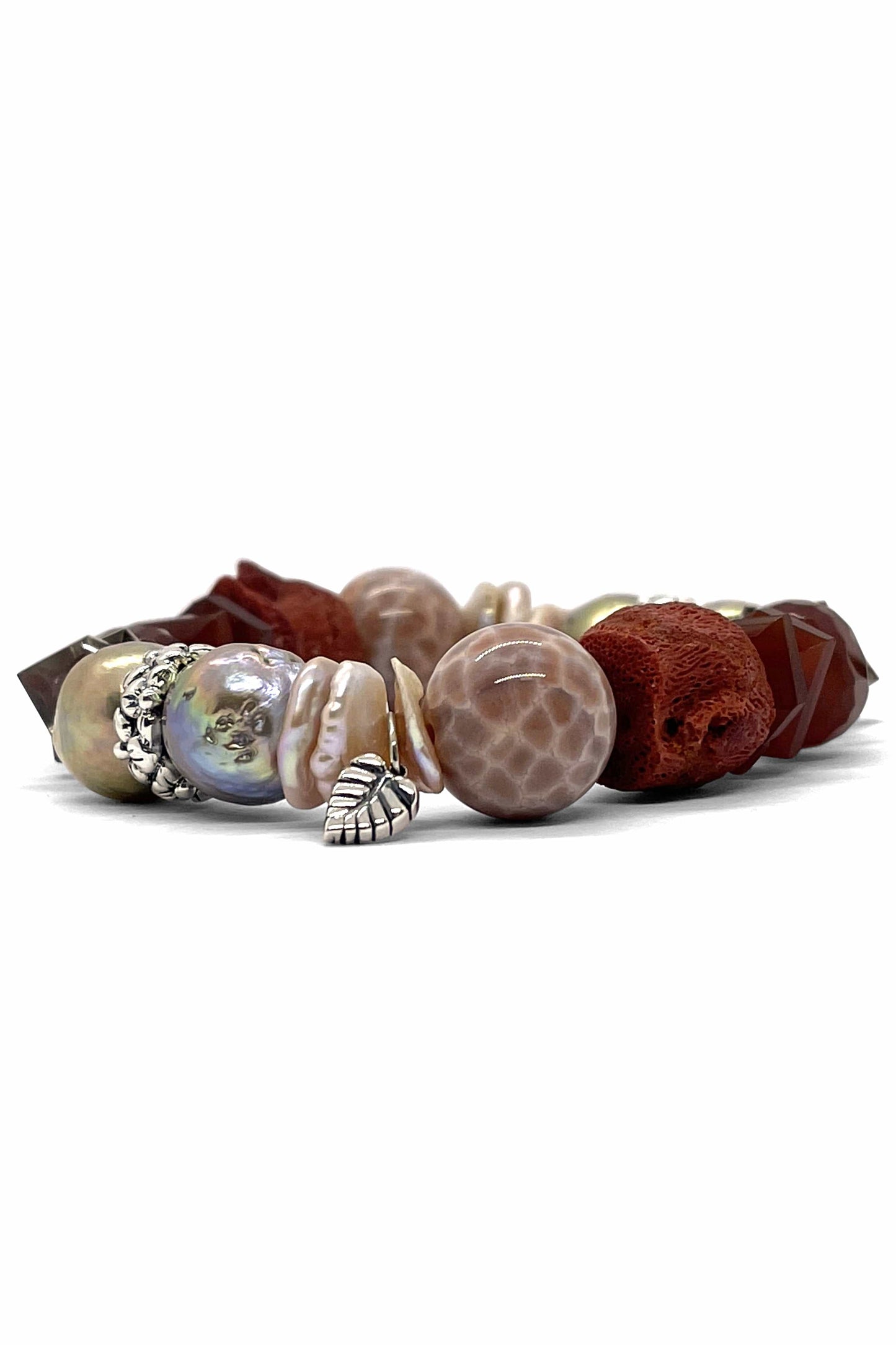 STEPHEN DWECK-Pearl and Mixed Stone Bracelet-SILVER