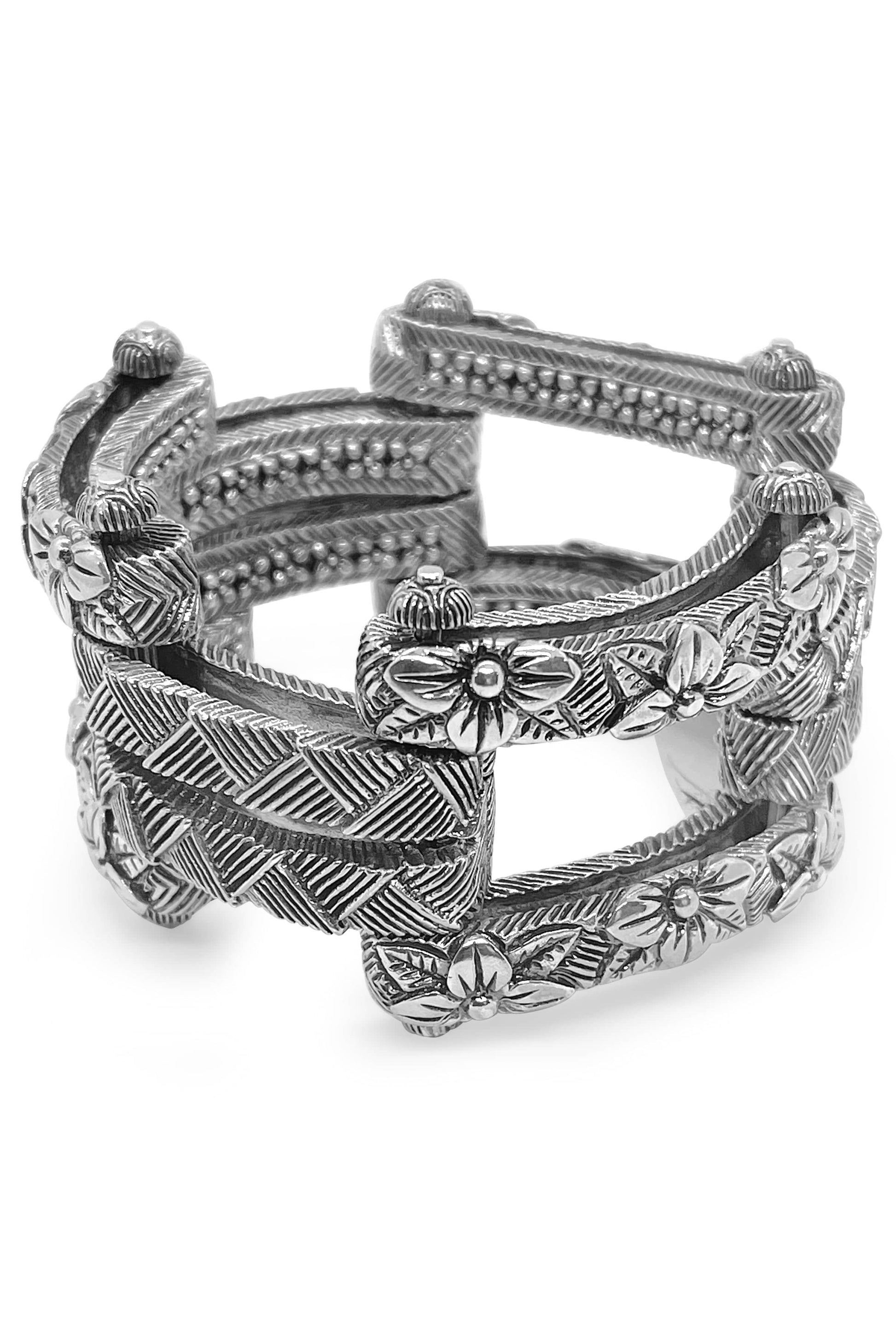 STEPHEN DWECK-Sculpted Link Bracelet-SILVER