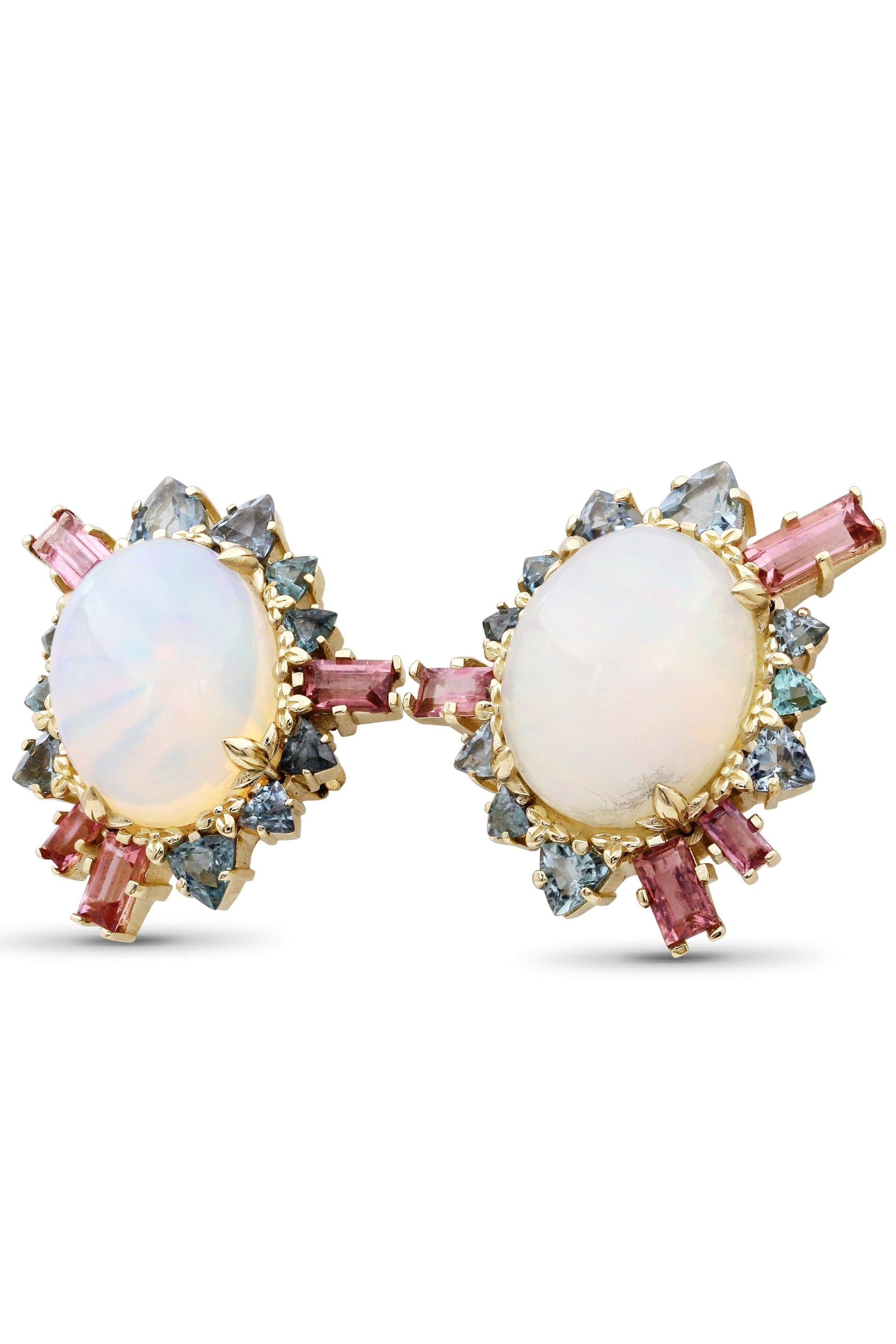 STEPHEN DWECK-Opal and Tourmaline Earrings-YELLOW GOLD