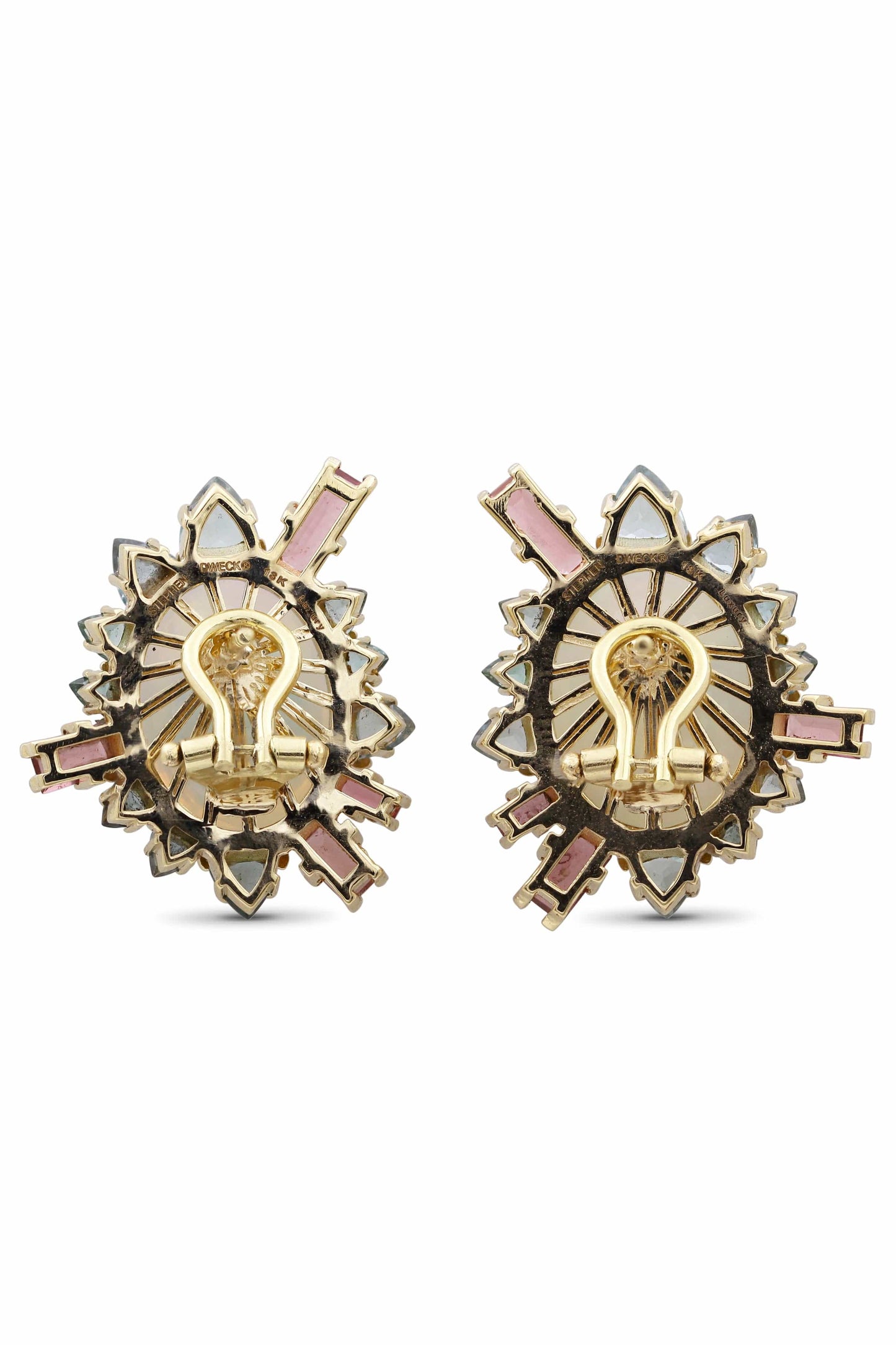 STEPHEN DWECK-Opal and Tourmaline Earrings-YELLOW GOLD