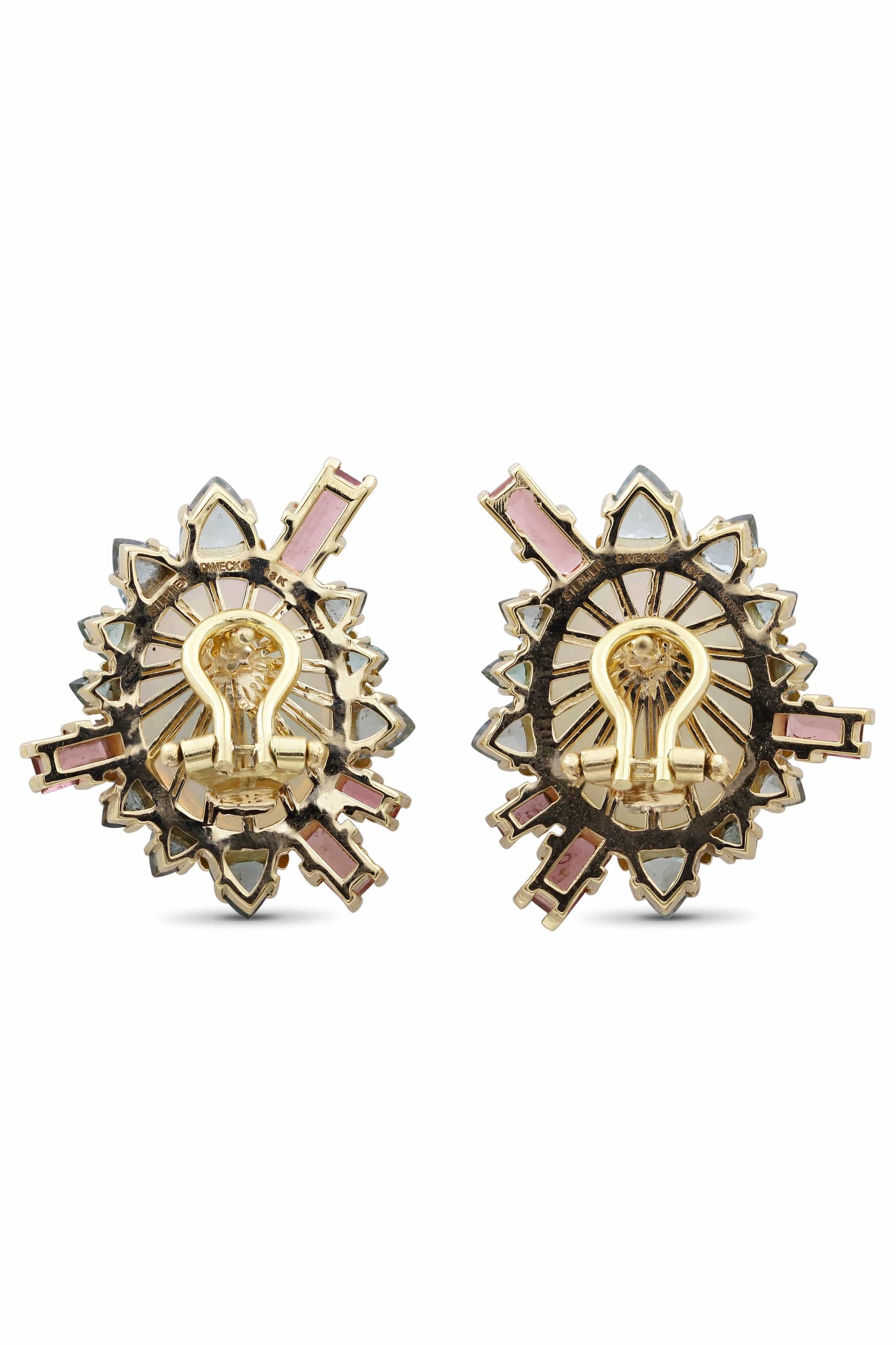 STEPHEN DWECK-Opal and Tourmaline Earrings-YELLOW GOLD
